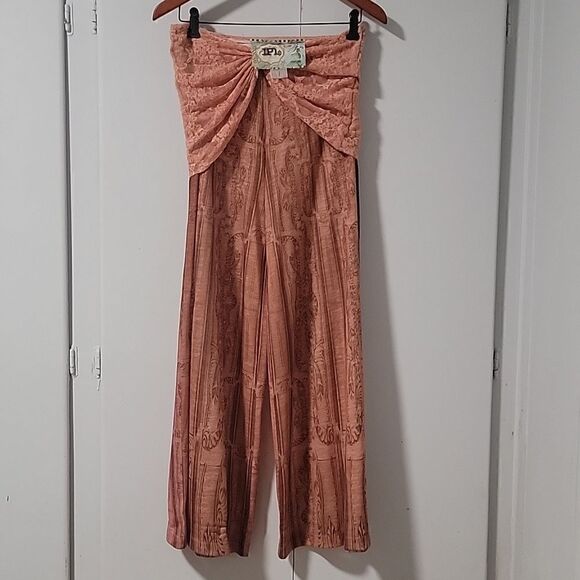 Inna Me Royal Rose Clocks Illusion Comfort Drape Pants - Picture 4 of 6